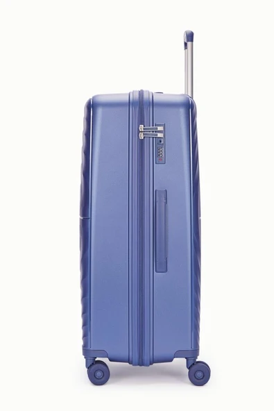 Benetton Trolley Valiz Mavi Büyük Boy 14BNT8002-01-M - Resim 3