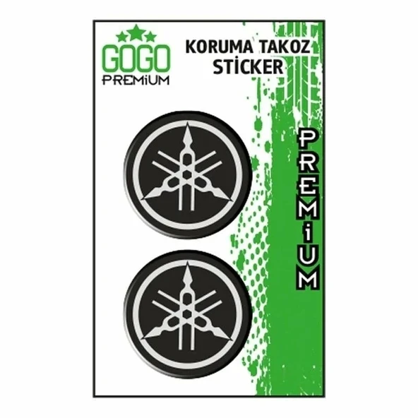 YAMAHA UYUMLU 2 KORUMA TAKOZU İKİLİ DAMLA STİCKER ürün görseli