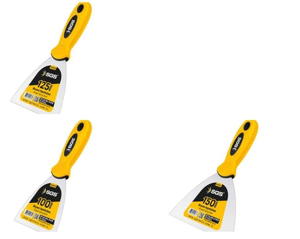 SGS PROFESYONEL BOYACI ISPATULA SETİ (7 PARÇA) - Resim 2
