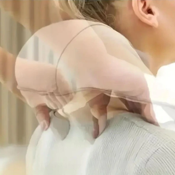 OLLEVRA Elektrikli Boyun ve Sırt Masaj Aleti Kablosuz Boyun ve Omuz Yoğurma Masaj Yastığı - Resim 4