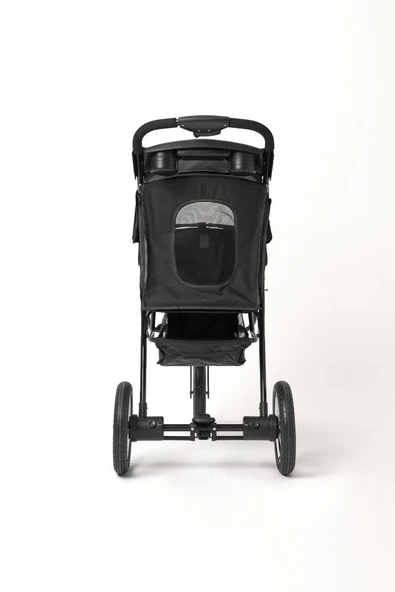 Zampa Ricciardo SP05CS-B Siyah Kedi Köpek Arabası - Geniş İç Hacim, Katlanabilir ve Güvenli - 5