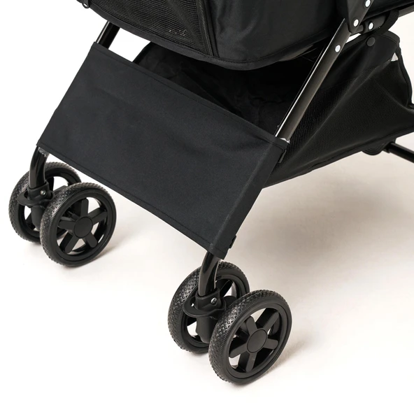 Zampa Albon Kedi Köpek Arabası Siyah LD02-B 53x77x100 Cm - 3