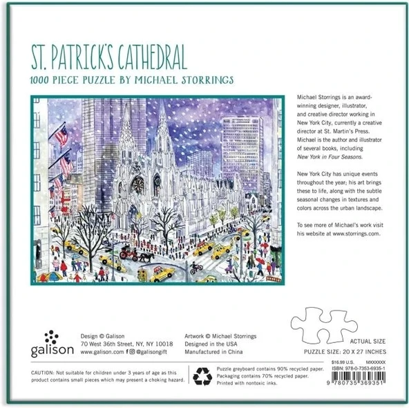 Galison Noel Ağacı Çiftliği Puzzle - 9