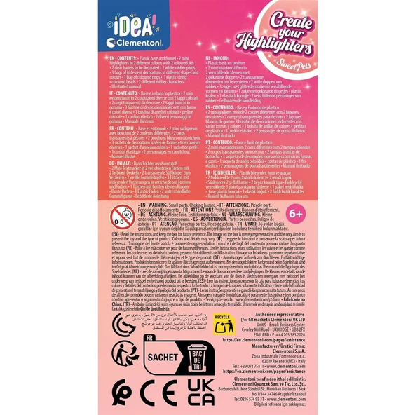 Clementoni Idea Fosforlu Kalem Laboratuvarı Evcil Hayvanlar - 6