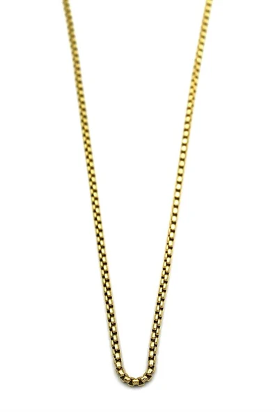 Yılan Zincir Kolye - 45 cm - Altın ürün görseli 1