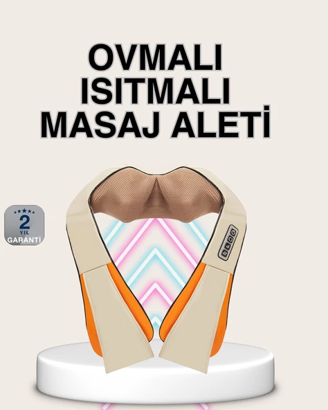 Bel Omuz Boyun Masaj Aleti Ovmalı Isıtmalı Kas Yorgunluğu Giderici ürün görseli