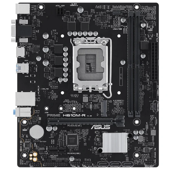 ASUS PRIME H610M-R D5-SI DDR5 3200(OC) MATX 1700P