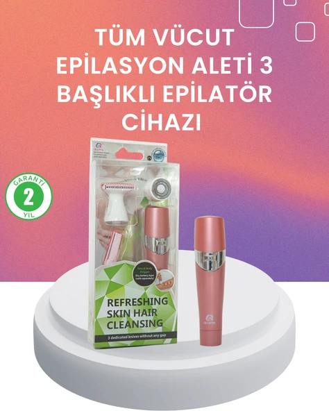 Yumuşak ve Pürüzsüz Cilt İçin Epilasyon Seti ürün görseli 1