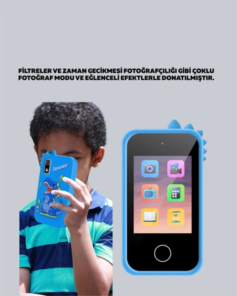 Çocuklara Özel Dijital Kamera – Yaratıcı Fotoğraf Modları ve Eğlenceli Efektlerle Eğitici Deneyim - 5
