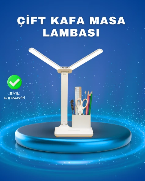 3’ü 1 Arada Çok Amaçlı Masa Lambası | Göz Yormayan Işık, Organizer Tasarım ürün görseli 1