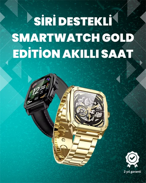 Bluetooth Arama ve Bildirim Destekli Akıllı Saat