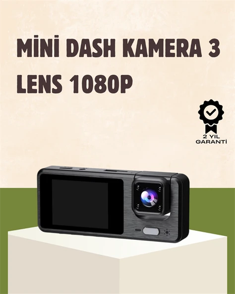 Full HD 3 Kanallı Araç Kamerası – Akıllı Çözümlerle Sürüş ürün görseli