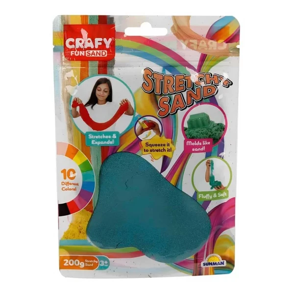 Streç Oyun Kumu Turkuaz 200 gr ürün görseli 1