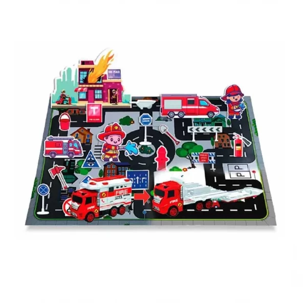 Maxx Wheels Araçlı Oyun Seti - Resim 4