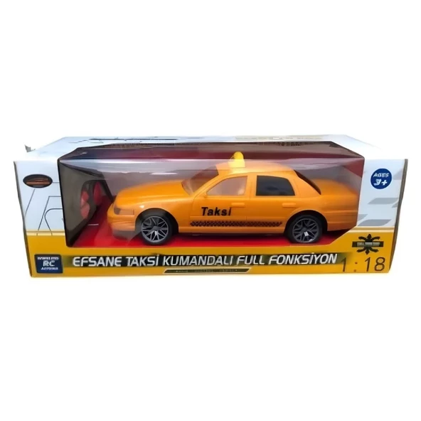Kutulu Pilli Uzaktan Kumandalı Taksi ürün görseli
