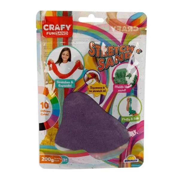 Streç Oyun Kumu Mor 200 gr ürün görseli