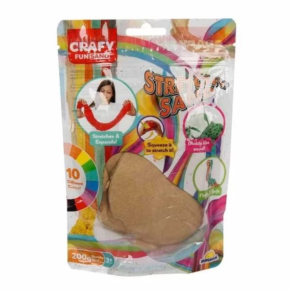 Streç Oyun Kumu Naturel 200 gr ürün görseli 1