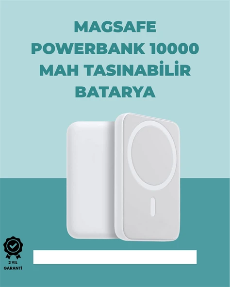 MagSafe Manyetik Powerbank – iPhone İçin Hızlı, Kablosuz ve Güvenli Şarj ürün görseli 1
