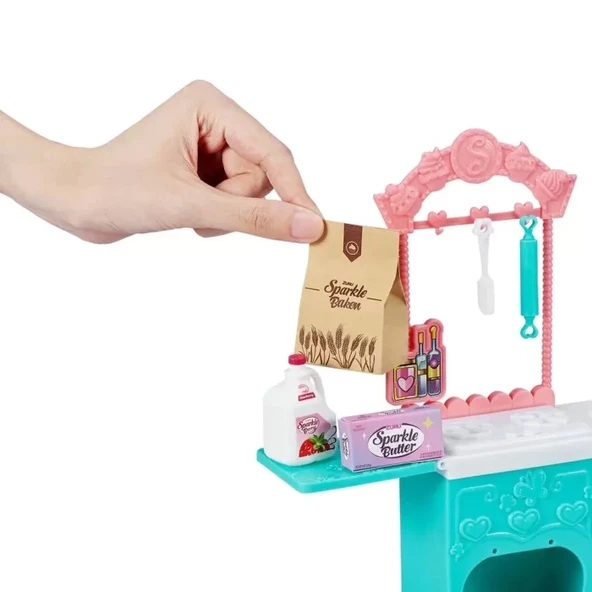 Sparkle Girlz Aşçı Bebek ve Oyun Seti 27cm - Resim 4