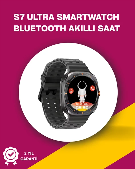 Mikrofon ve Hoparlörlü Akıllı Saat | Takvim, Titreşim, Kronometre Özellikli ürün görseli