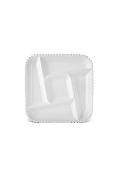 Carmen Perla 5 Bölmeli Kare Sunum Tabağı 27 Cm - Resim 4