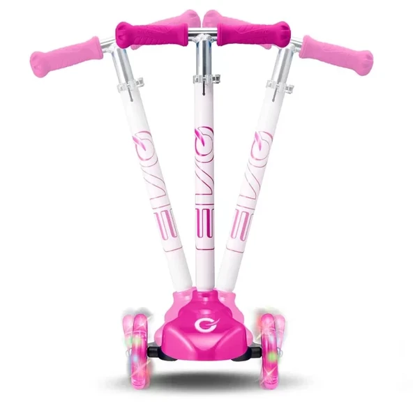 Evo 3 Tekerlekli Move'n Groove Işıklı Pembe Scooter - Resim 3
