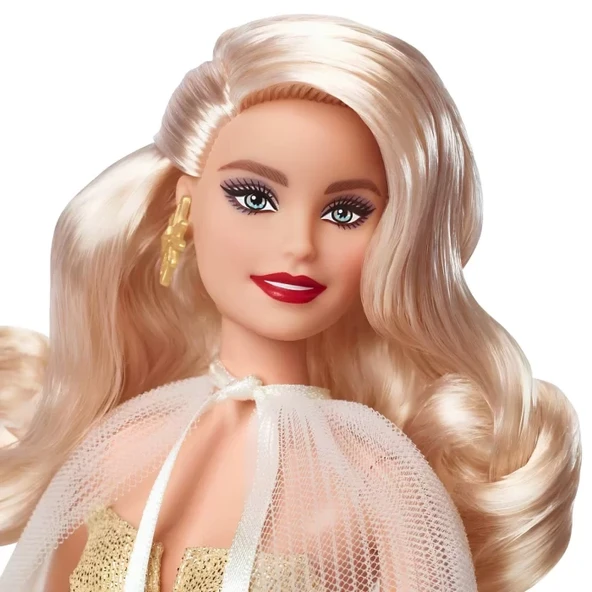 Barbie 2023 Mutlu Yıllar Bebeği HJX04 - Resim 3