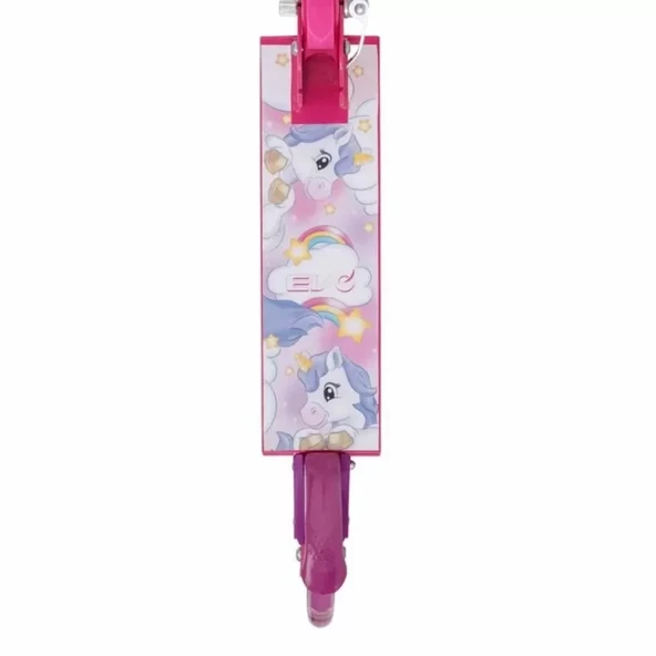 Evo 2 Tekerlekli Katlanabilir Unicorn Inline Işıklı Scooter - 3