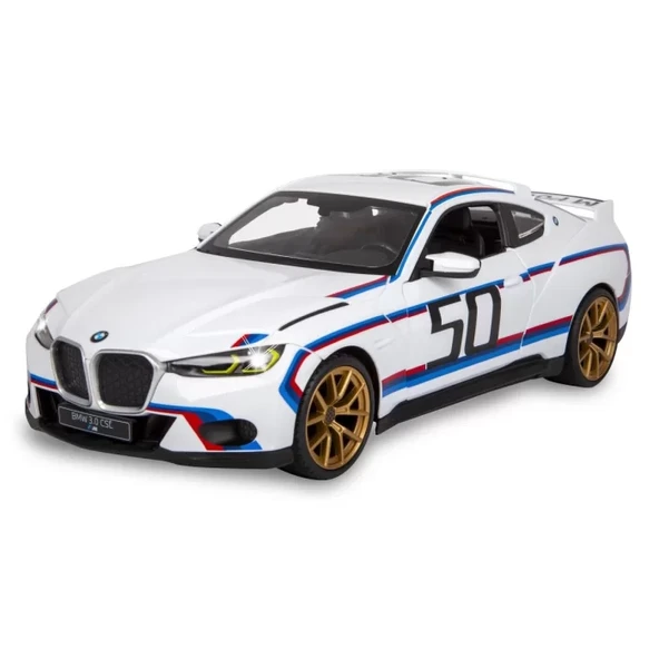 Rastar 1/14 F/F BMW 3.0 CSL 2.4GHZ Işıklı Uzaktan Kumandalı Araba - 1