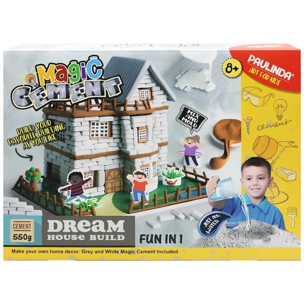 Paulinda Magic Cement Dream House Build Hobi Set 550 gr ürün görseli 1