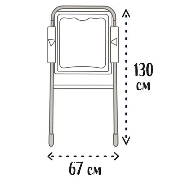 Smoby Metal Ayaklı Çift Taraflı Manyetik Yazı Tahtası 7600410207 - Resim 5