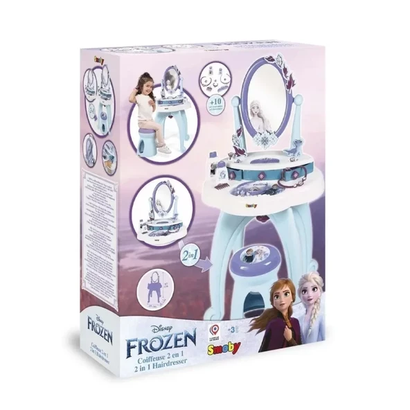 Smoby Frozen 2 in 1 Hairderesser 320244 - 3