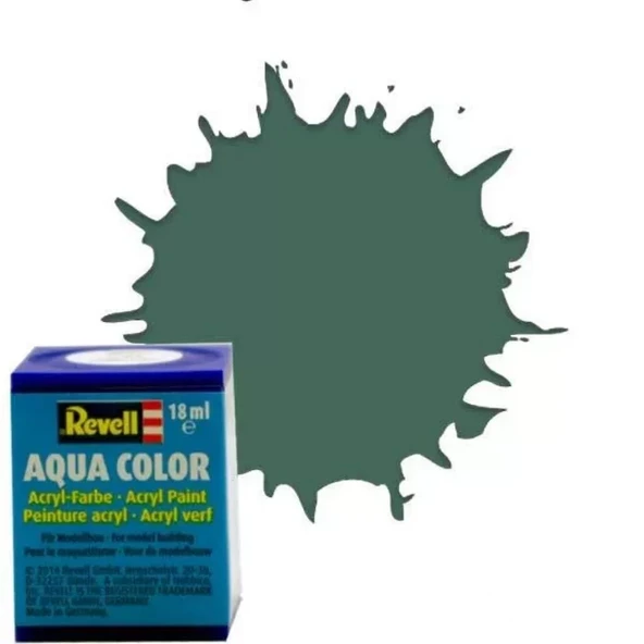 Aqua Color Greenish Grey - Mat Boya- 18 ml ürün görseli 1