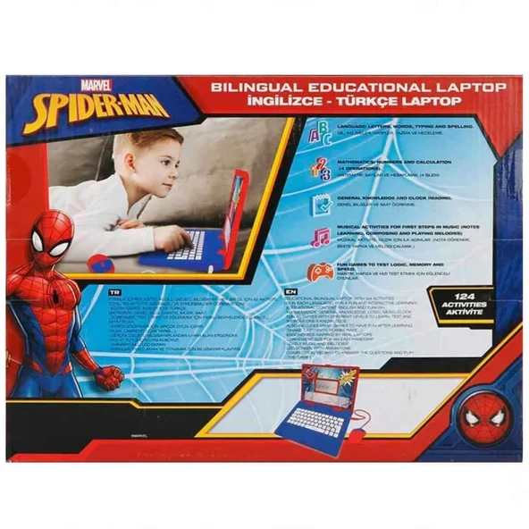 Spiderman İngilizce Türkçe Laptop - 3