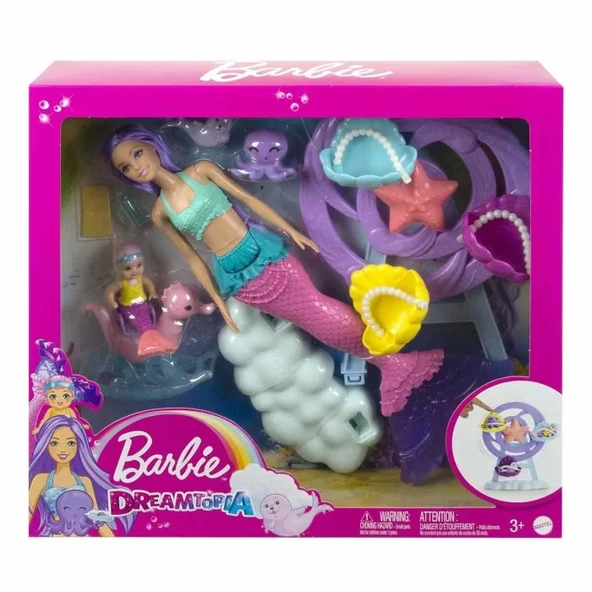 Barbie Dreamtopia Bebekleri ve Aksesuarları HLC30 - Resim 5