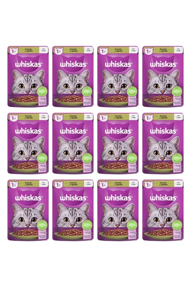 Whiskas Kuzulu Poşet Kedi Yaş Mama 85 G 12x - 2