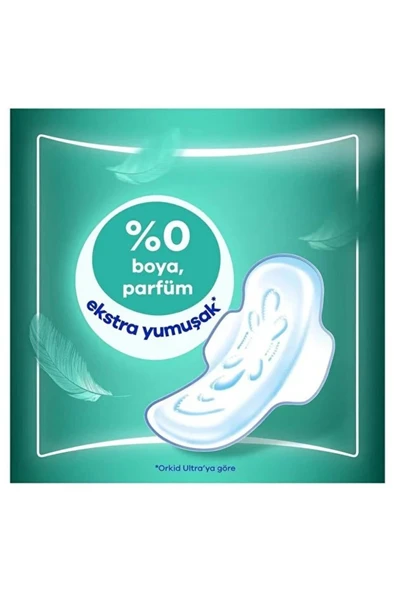 Orkid Extra Hassas Koruma Gece Hijyenik Ped 6'li x 3 adet - 3