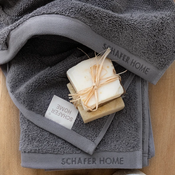 Schafer Home Soft Touch Havlu 70x140 Cm 1 Parça-Antrasit - Resim 5