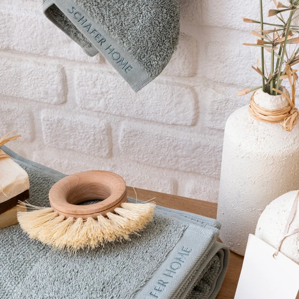 Schafer Home Soft Touch Havlu 70X140 Cm 1 Parça-Yeşil - 3