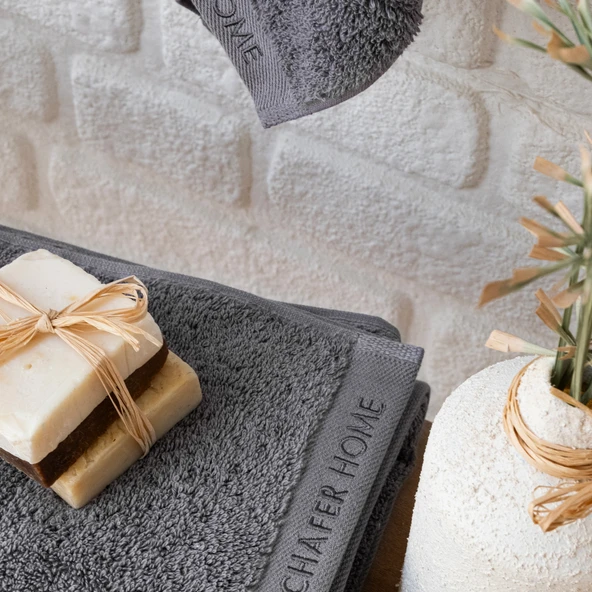 Schafer Home Soft Touch Havlu 70x140 Cm 1 Parça-Antrasit - Resim 3