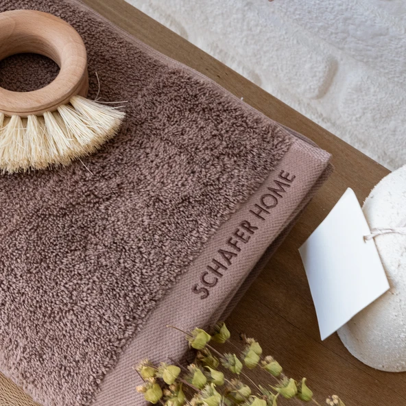 Schafer Home Soft Touch Havlu 70X140 Cm 1 Parça-Kahverengi - 2