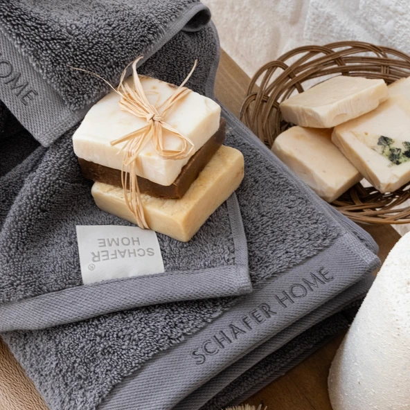 Schafer Home Soft Touch Havlu 50x90 Cm 1 Parça-Antrasit - 6