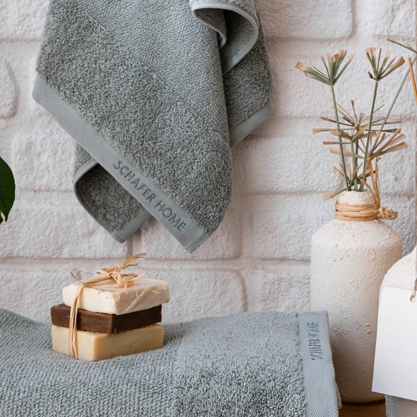 Schafer Home Soft Touch Havlu 70X140 Cm 1 Parça-Yeşil - 5