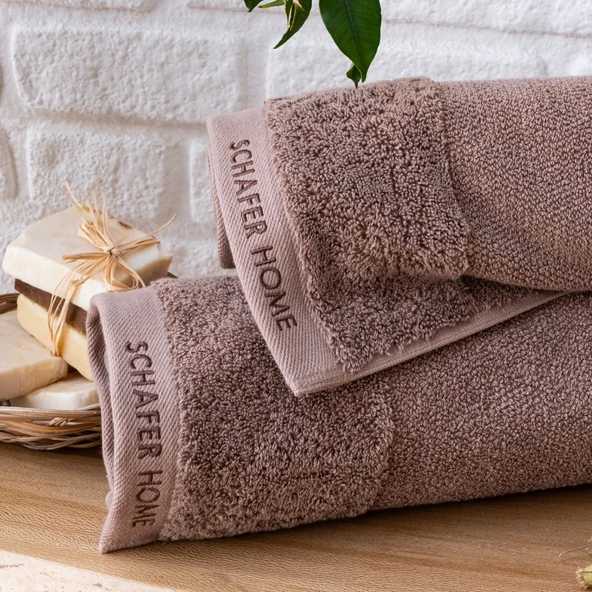 Schafer Home Soft Touch Havlu 70X140 Cm 1 Parça-Kahverengi - 4