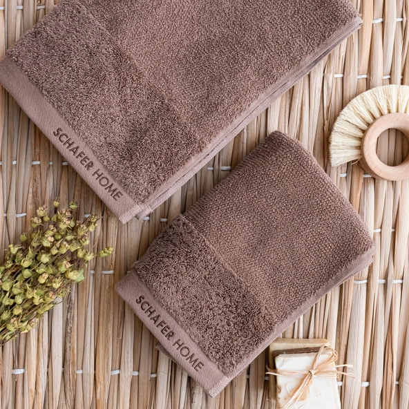 Schafer Home Soft Touch Havlu 70X140 Cm 1 Parça-Kahverengi - 7