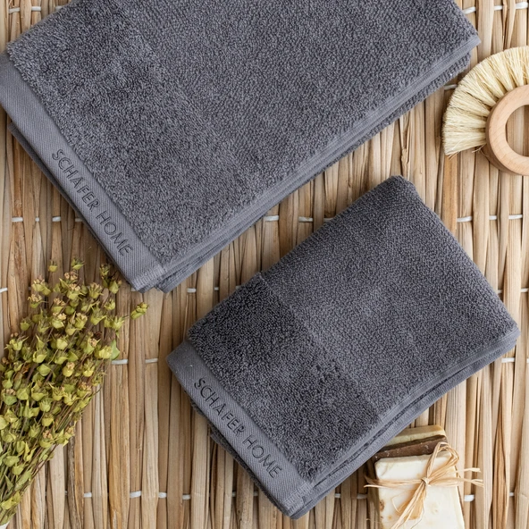 Schafer Home Soft Touch Havlu 50x90 Cm 1 Parça-Antrasit - 8
