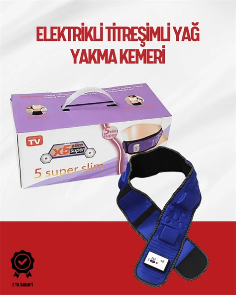 Ayarlanabilir Hızlı Elektrikli Masaj Kemeri – Yağ Yakımına Yardımcı - Resim 2