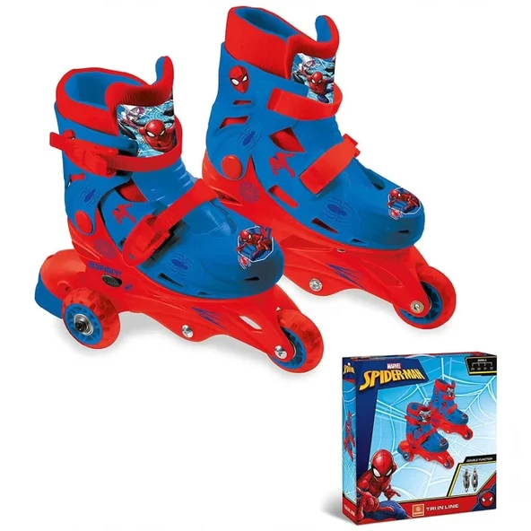 Spiderman Inline 3 Teker Paten - Resim 5