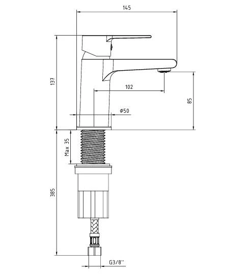 Ar Lite Lavabo Bataryası 102188142 - Resim 2