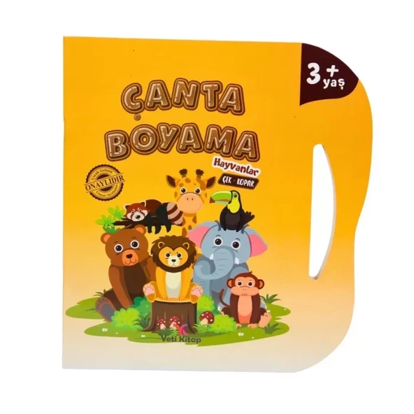 Çanta Kitap Boyama Kitabı Hayvanlar ürün görseli 1